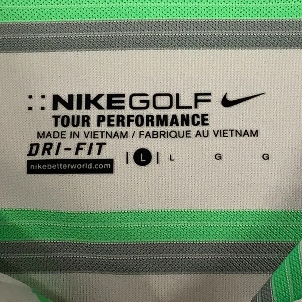 Nike Golf Tour Performance Dri-Fit Polo Shirt LG